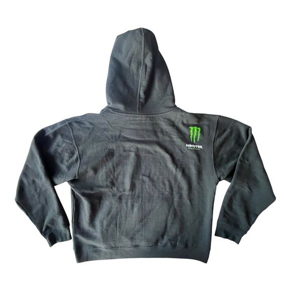 Vintage Monster Energy Hoodie, Large Y2K MX Moto - Picture 2 of 6